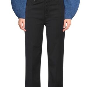 Love Moschino Black High Rise Casual pants